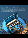 TWS Wireless Bluetooth Headset Waterproof Noise Reduction Bluetooth Earphones LED Display Binaural