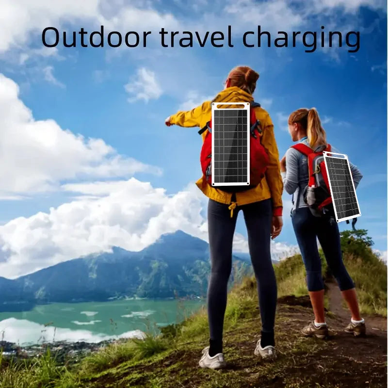 Portable USB Foldable Solar Panel, Folding Solar Panels For Travel, Mobile Phone Charging Bank, Flashlight, Fan, Mobile Phone Ba