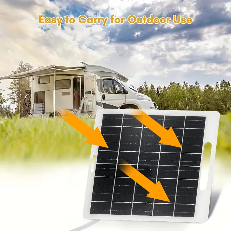 Portable USB Foldable Solar Panel, Folding Solar Panels For Travel, Mobile Phone Charging Bank, Flashlight, Fan, Mobile Phone Ba