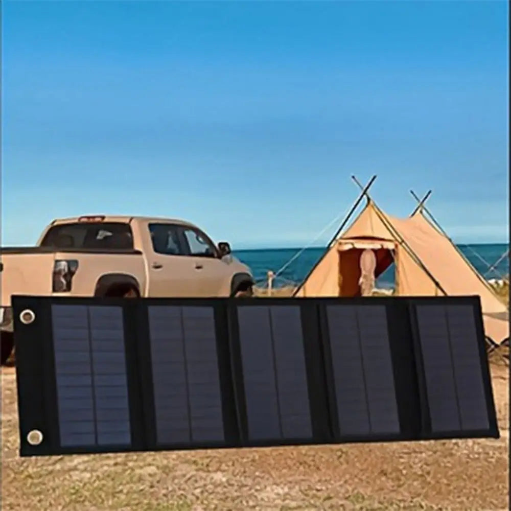 Multifunctional Solar Power Generation Solar Panels Portable Fold Solar Charging Panel 5V Lasting Solar Photovoltaic Panels Camp