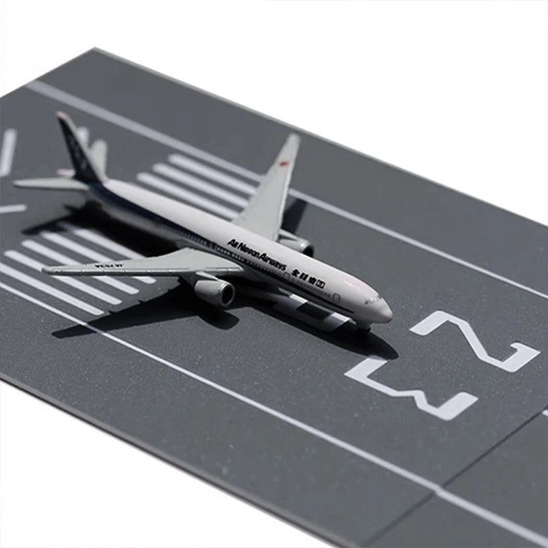 Aviation-Themed Model Runway Base For Airplane Scenes Durable Plastic Realistic Design For Collectors (Airplane Not Included)