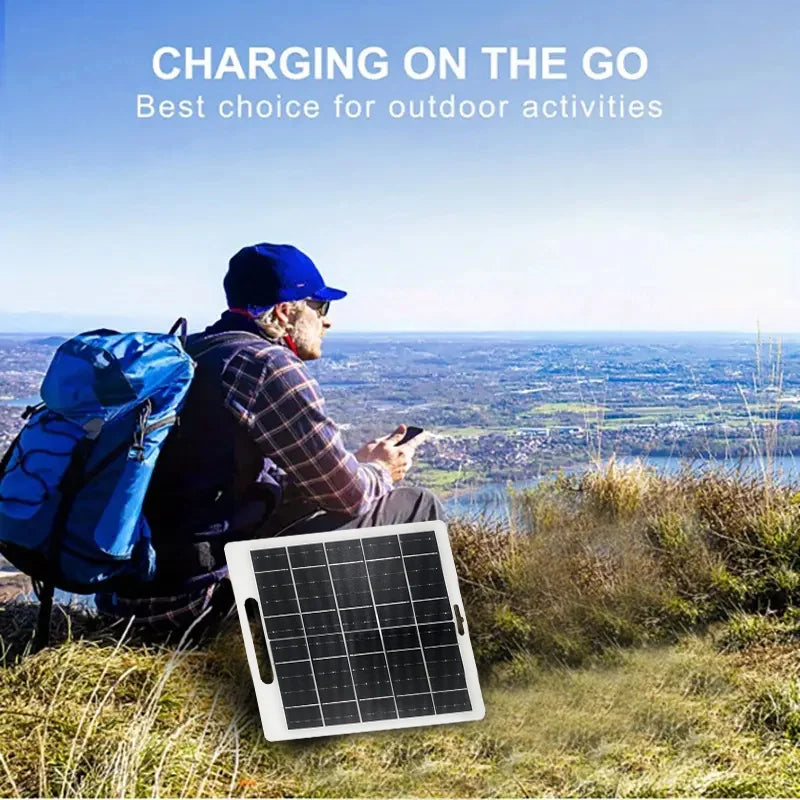 Portable USB Foldable Solar Panel, Folding Solar Panels For Travel, Mobile Phone Charging Bank, Flashlight, Fan, Mobile Phone Ba