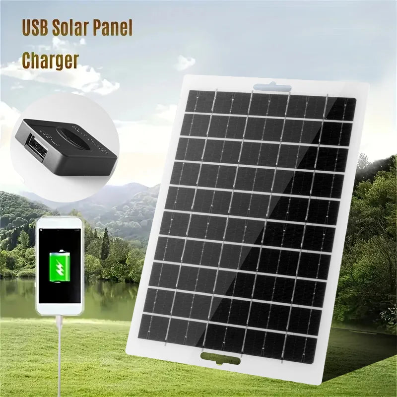 Portable USB Foldable Solar Panel, Folding Solar Panels For Travel, Mobile Phone Charging Bank, Flashlight, Fan, Mobile Phone Ba