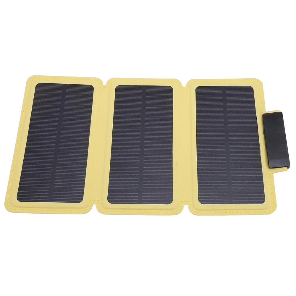 Outdoor Foldable Solar Panel Ultra-Thin Portable Solar Power Bank USB Solar Charging Panel for Camping Hiking Picnic Climbing