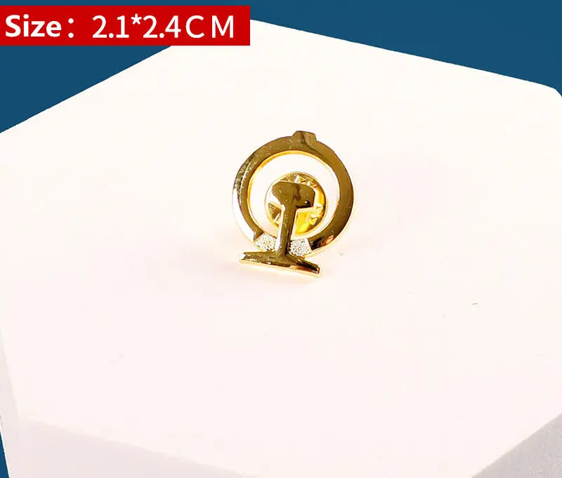 4 pcs Trades and Professions Airline And High Express Railway Conductor Design Metal Pilot Wings Pin Badge