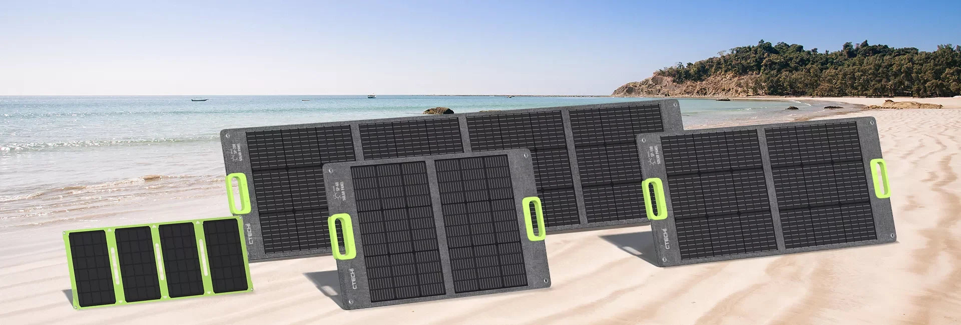 Lightweight High Effecience Portable Foldable Solar Panel 200W Camping Solar Generator Power Supply for RV
