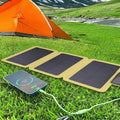 Outdoor Foldable Solar Panel Ultra-Thin Portable Solar Power Bank USB Solar Charging Panel for Camping Hiking Picnic Climbing