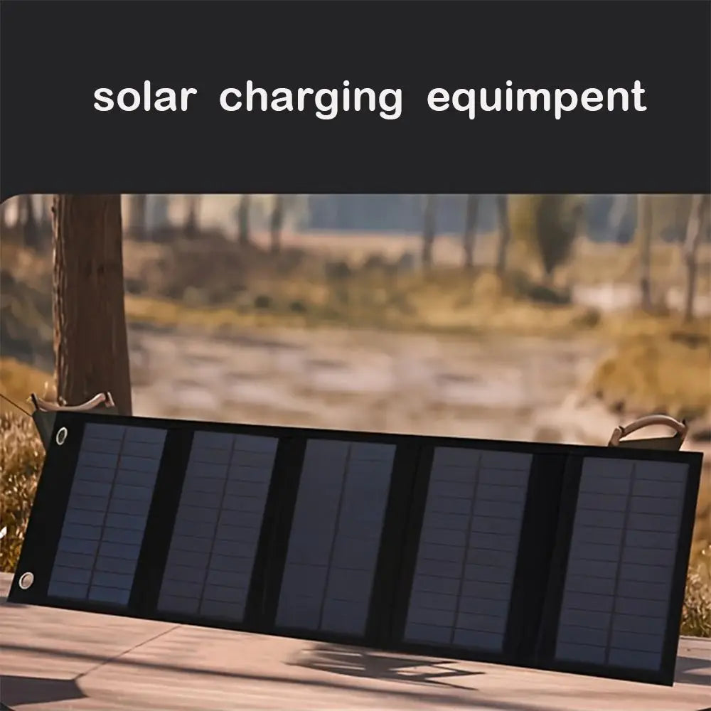 Multifunctional Solar Power Generation Solar Panels Portable Fold Solar Charging Panel 5V Lasting Solar Photovoltaic Panels Camp