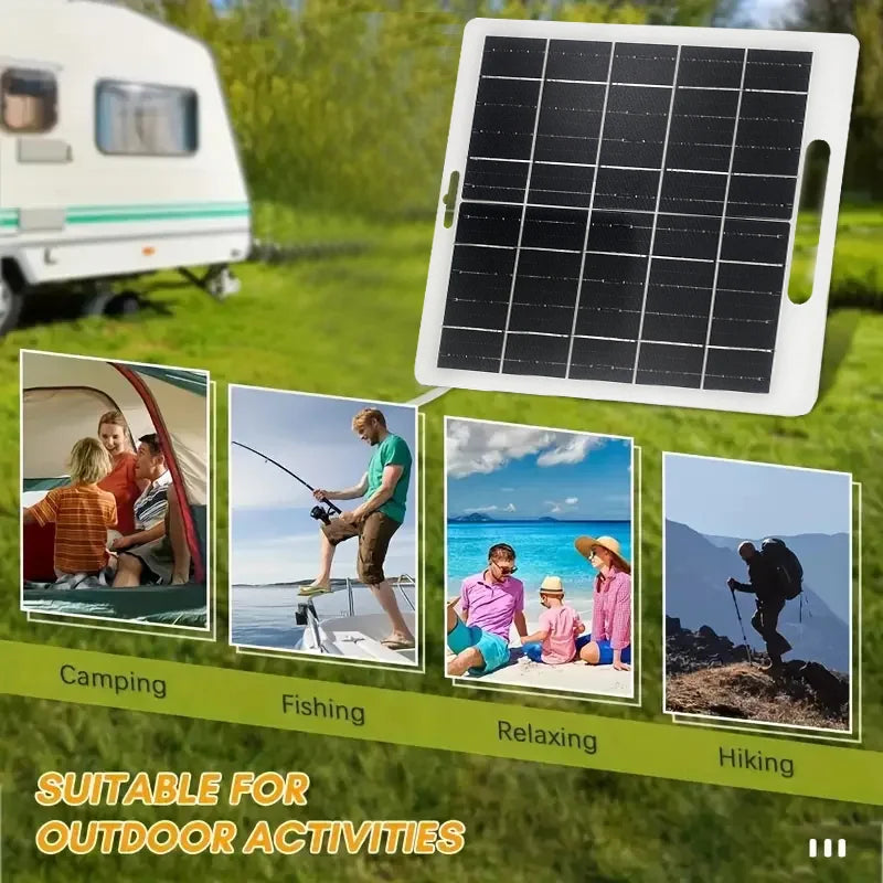 Portable USB Foldable Solar Panel, Folding Solar Panels For Travel, Mobile Phone Charging Bank, Flashlight, Fan, Mobile Phone Ba
