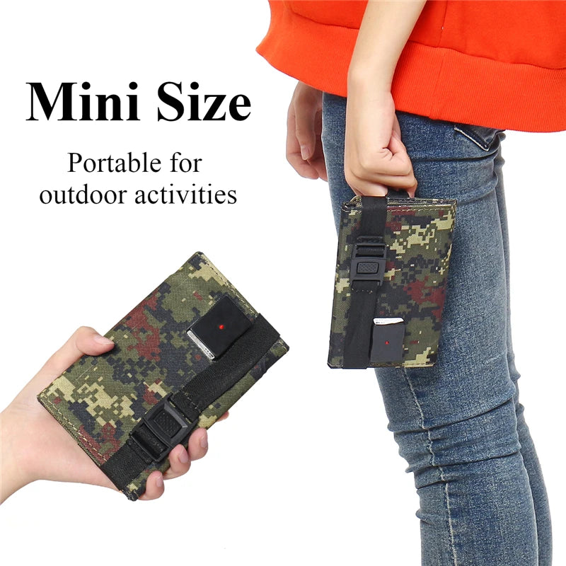 Portable USB Foldable Solar Panel, Folding Solar Panels For Travel, Mobile Phone Charging Bank, Flashlight, Fan, Mobile Phone Ba